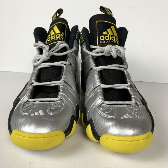 Adidas Kobe Crazy 8 Shoes Metallic‎ Silver Yellow S84005 Mens Size 9 SneakerREAD main image 9